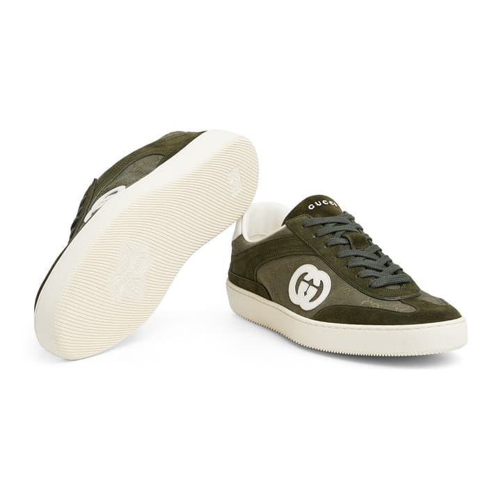 Gucci German Training Sneakers – 24SS in Black With White Logo