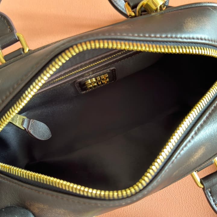 Miu Miu Arcadia Pleated Lambskin Handbag