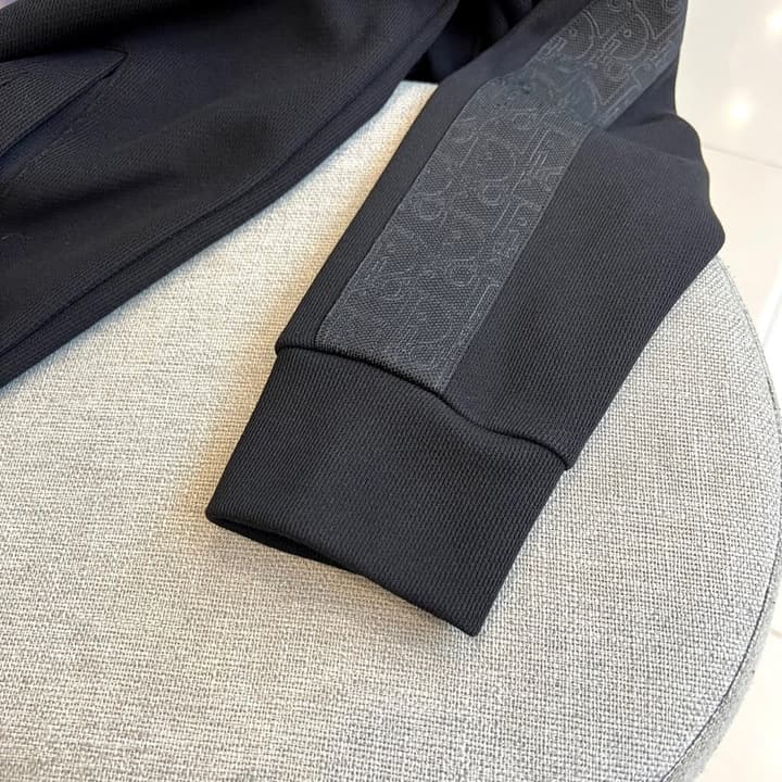 Dior Men's Structured Sportswear Tracksuit – 2025FW in Classic Black