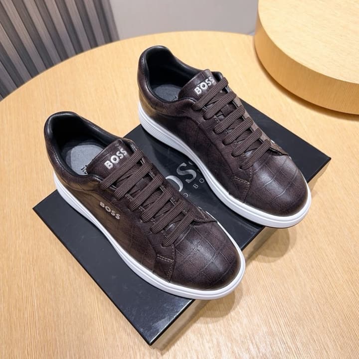 Boss Classic Leather Driving Shoes
