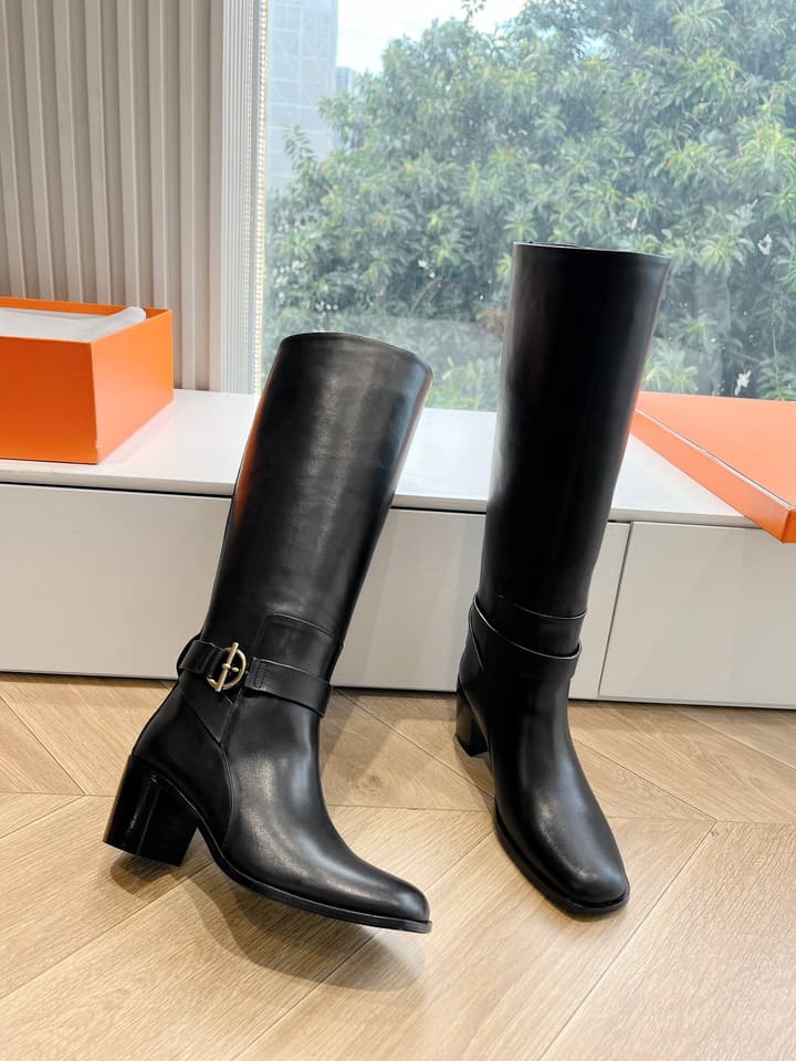 Hermès Classic Riding Boots – Autumn/Winter Collection – 2024 in Black