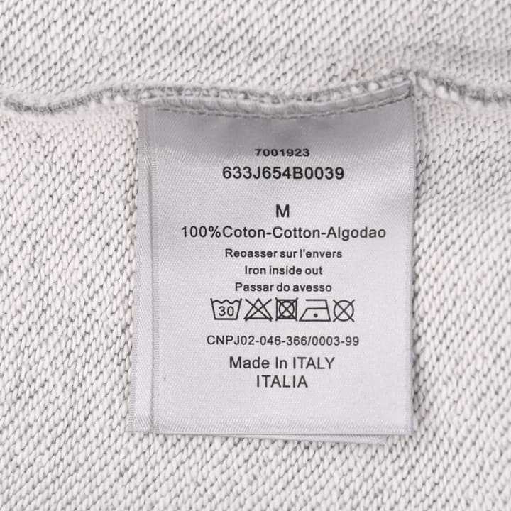 Dior CD Oblique Jacquard Knit Top – 25SS in Heather Gray Hoodie