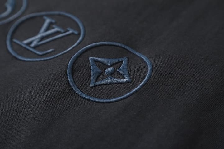 Louis Vuitton Monogram 3D Embroidered T-Shirt – 26SS in Black