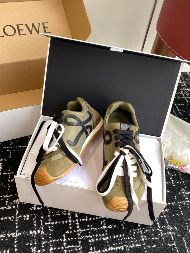 Loewe Ballet Runner Sneakers – 2025 Paris Fashion Week in Brown