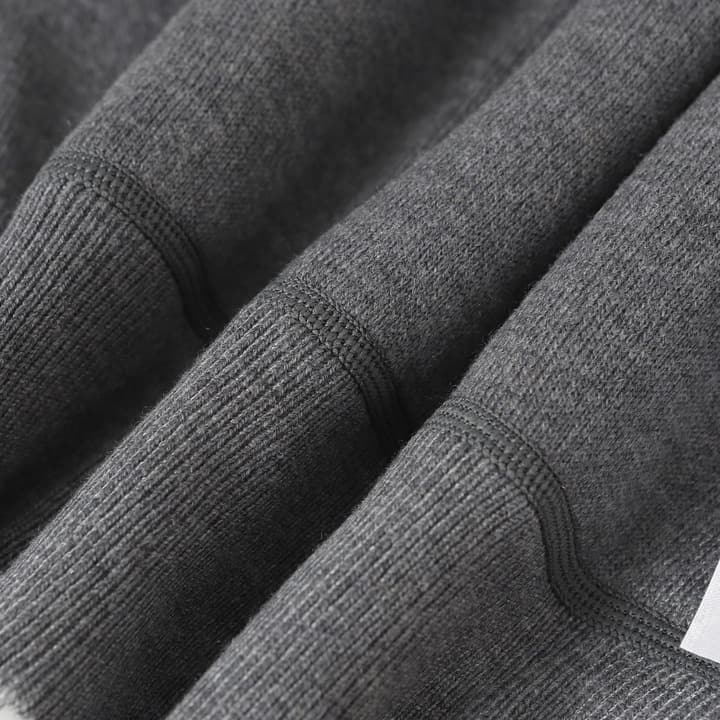 Gucci Reversible GG Cashmere Knit Jacket in Solid Charcoal Grey