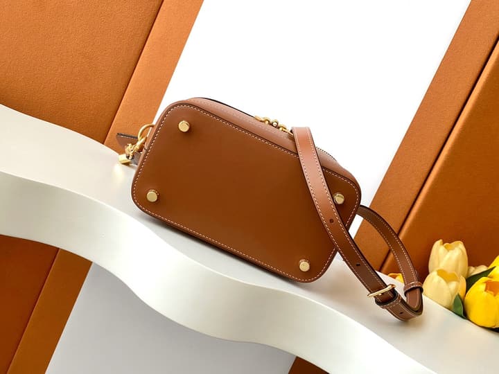 Celine Vanity Box Bag in Black Leather