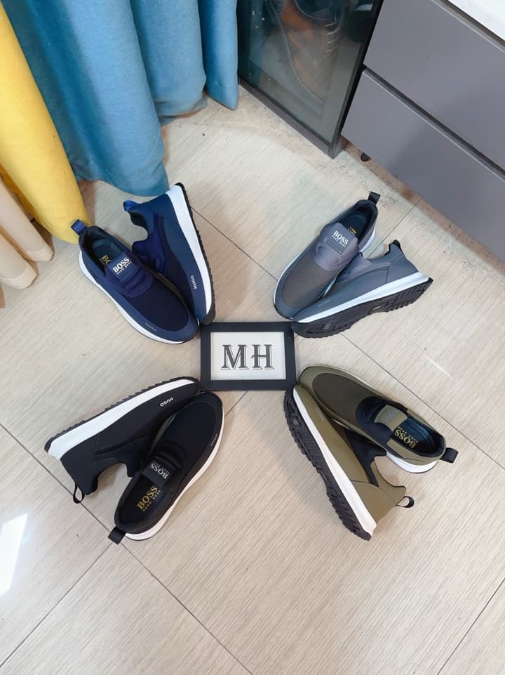 Boss Classic Suede and Waterproof Casual Sneakers