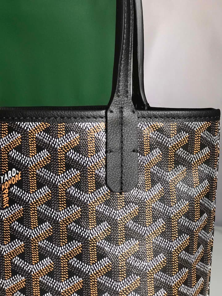 Goyard Mini Shopping Bag in Charcoal Monogram