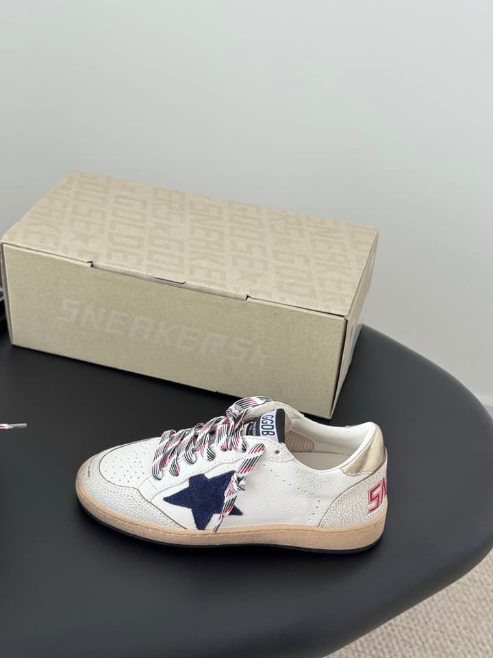 Golden Goose Distressed Graffiti Sneakers