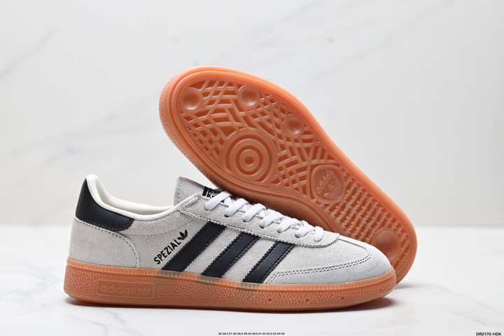 Adidas Handball Spezial Retro Suede Sneakers in Burgundy White Stripes