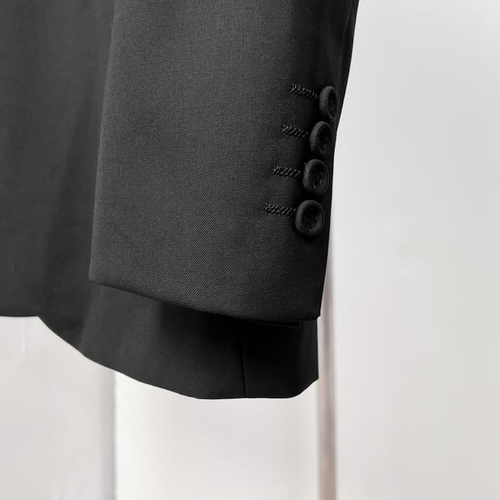 Dior Black Corduroy Peak Lapel Blazer