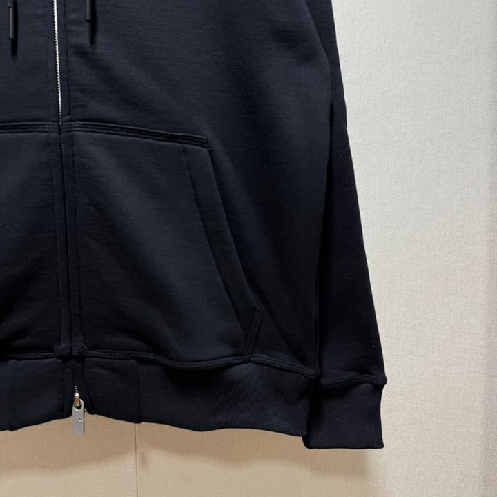 Burberry 24 New Fleece Zip Cardigan – 2024 Collection in Classic Black Zip Hoodie