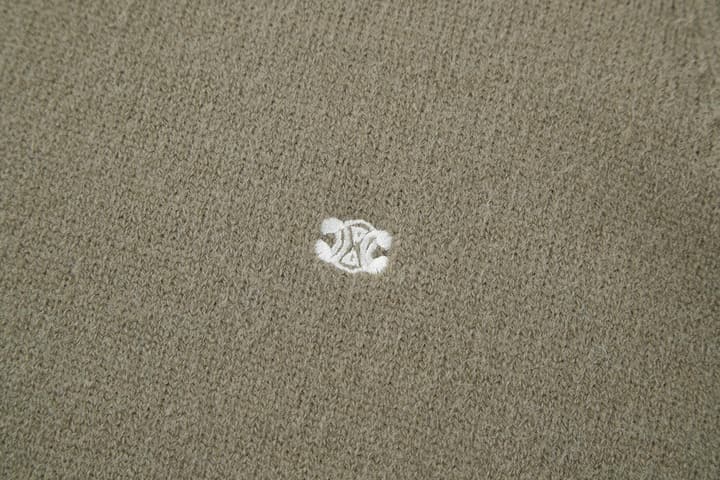 Celine Triomphe Embroidered Knit Sweater in Black