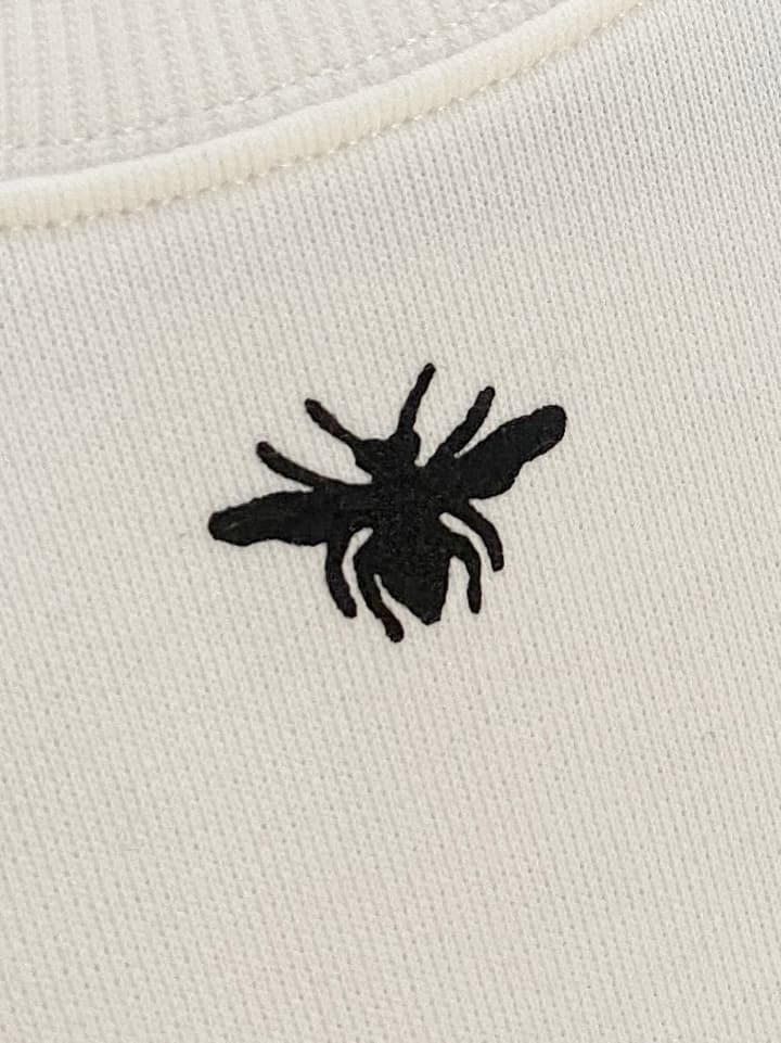 Dior Flocked Logo & Bee Crewneck Sweatshirt – 24SS in Black With Neon Green Accents