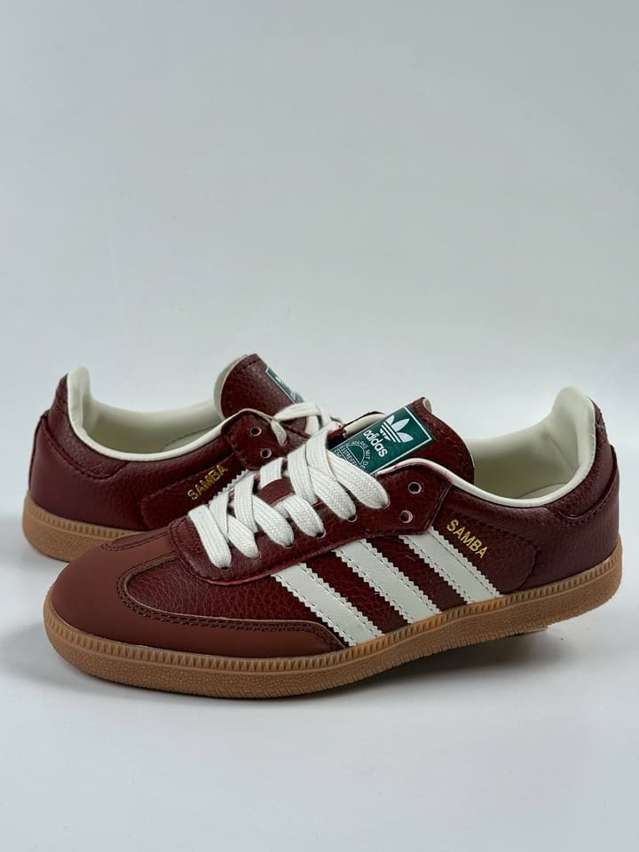 Adidas Samba Handball Spezial OG Sneakers in Burgundy