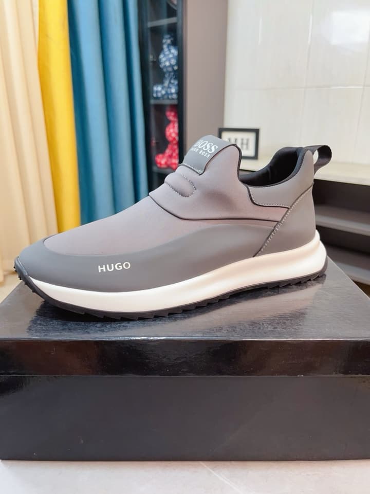 Boss Classic Suede and Waterproof Casual Sneakers