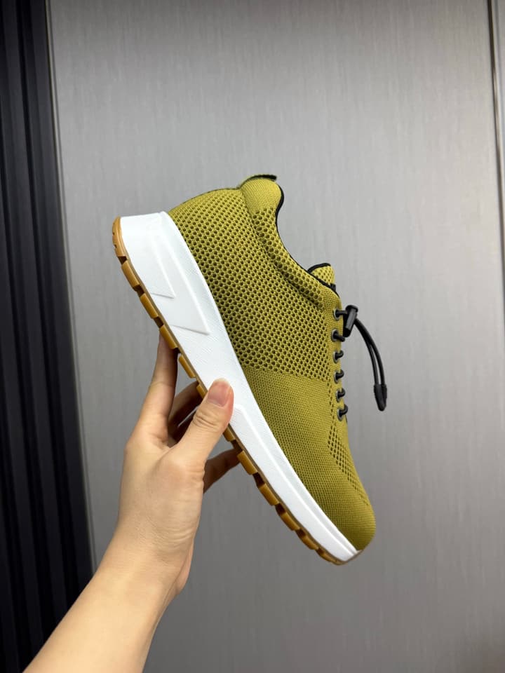 Prada Men's High-Quality Sneakers in Light Grey