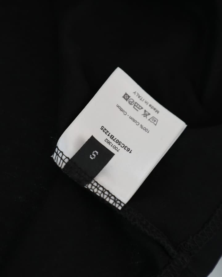 Dior Towel Embroidery T-Shirt – 2025SS Collection in Black