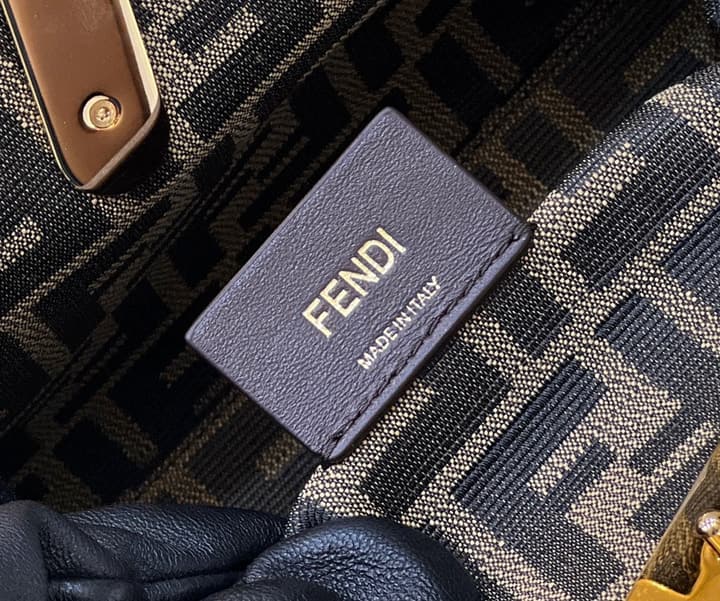 Fendi First Asymmetrical Leather Handbag