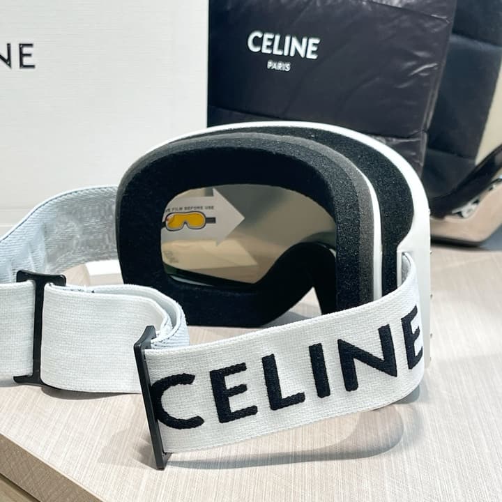 Celine Ski Goggles in All Black Frame