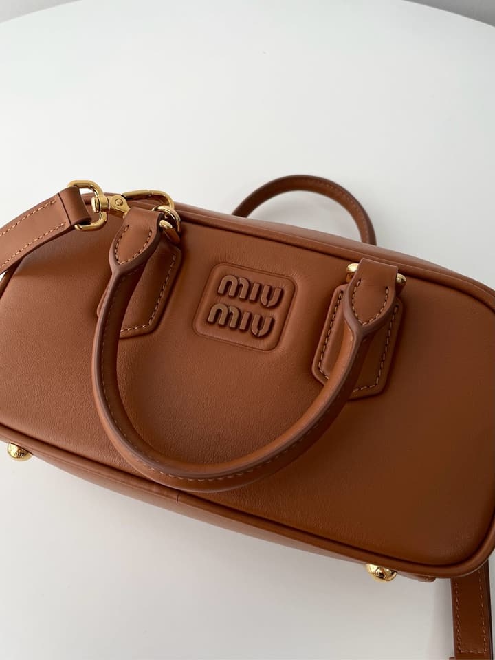 Miu Miu Bowling Bag in Black