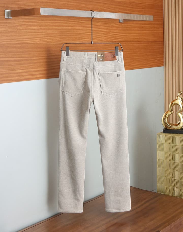 Loro Piana Corduroy Business Casual Trousers – Autumn/Winter in Coffee Brown