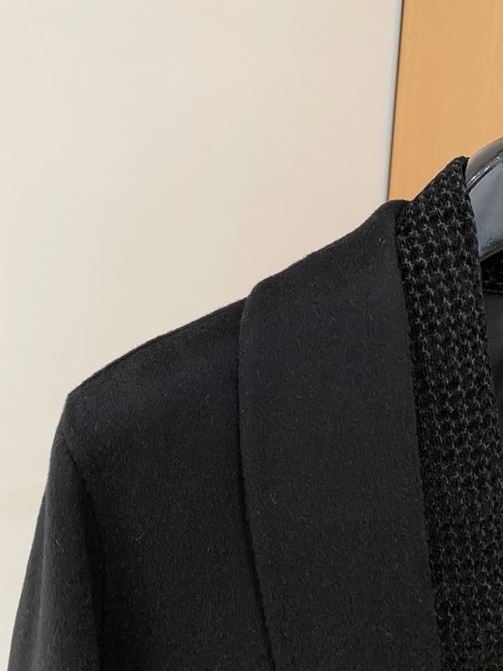 Dior Men's Wool Kensington Coat – 2025FW in Classic Black
