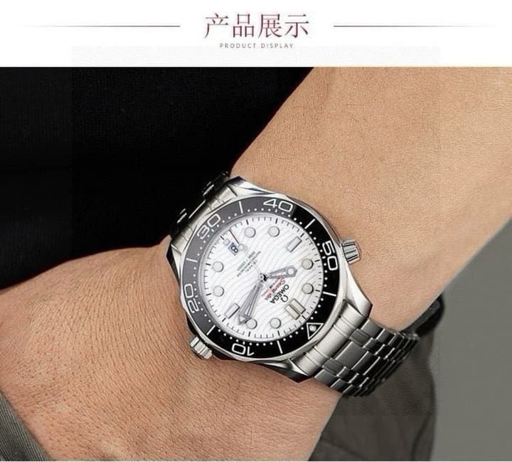 Omega Seamaster Aqua Terra Mechanical Watch in Black Dial With Red Accents Variant 1