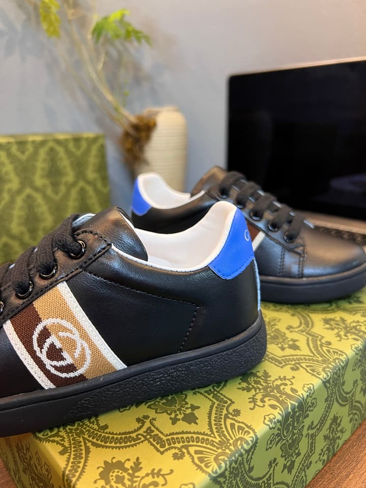 Gucci Kids Sheepskin-Lined Sneakers – Kids Collection