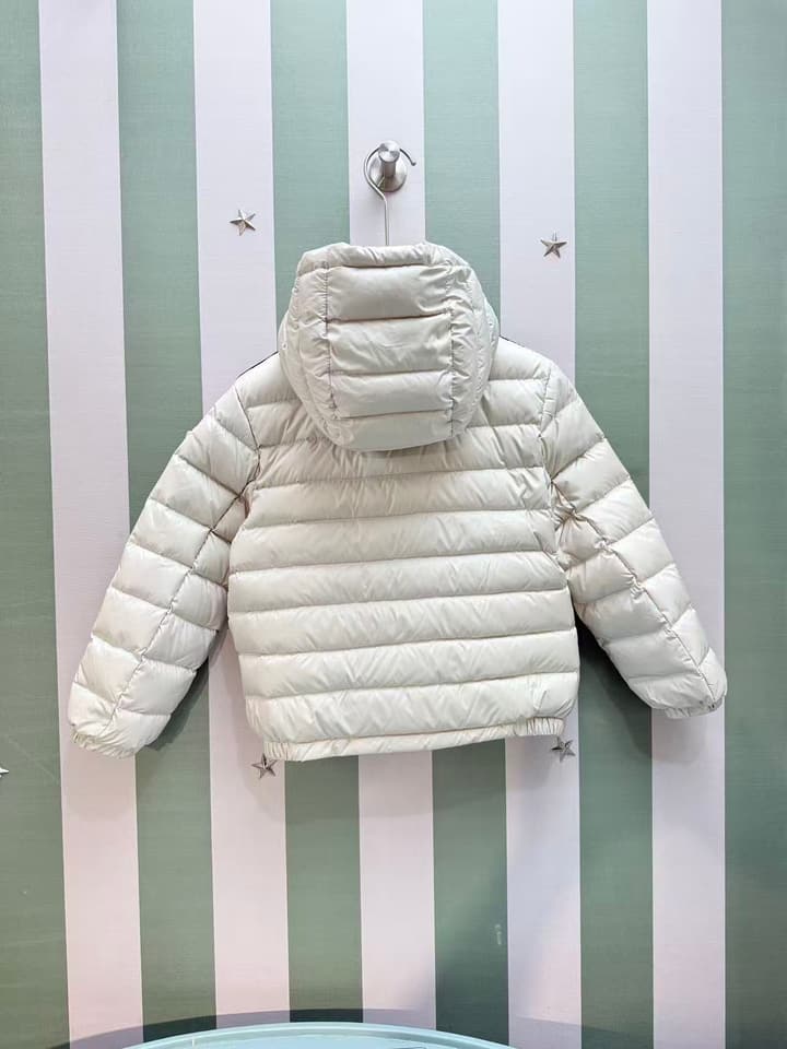 Moncler Kids Puffer Down Jacket – 2025 SS/FW in Off-white Puffer Jacket