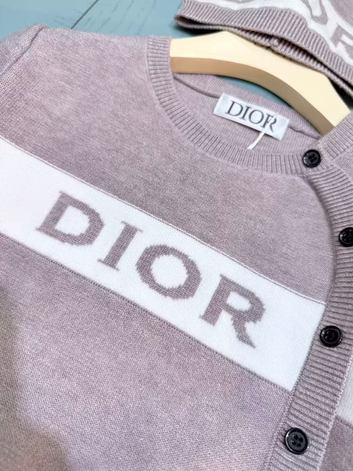 Dior Knit Three-Piece Set – Kids Collection