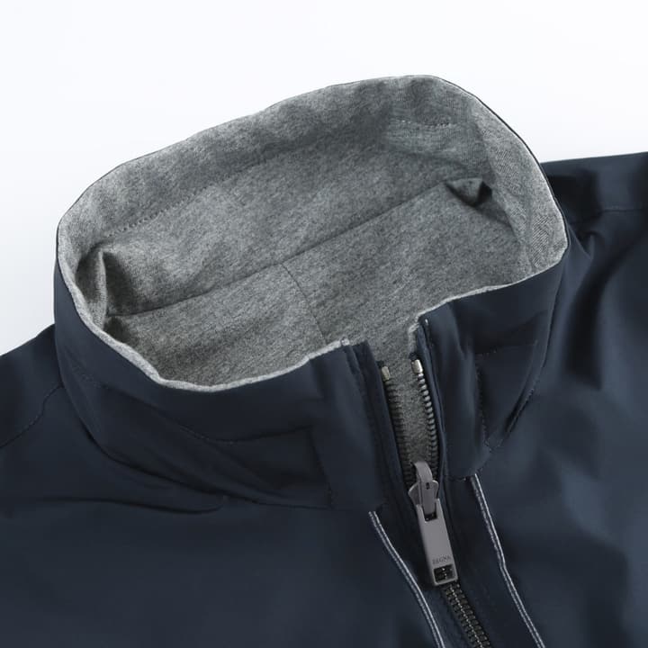 Zegna Microfiber Reversible Brezza Vest in Dark Blue