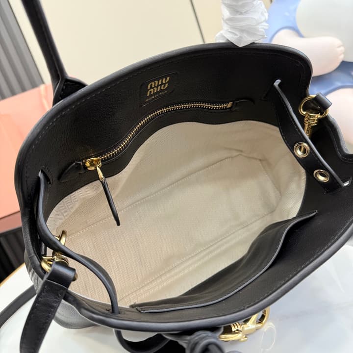 Miu Miu Aventure Leather Shoulder Bag