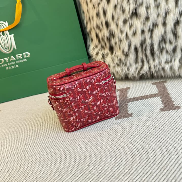 Goyard Muse Vanity Ultra Mini Cosmetic Bag in Blue