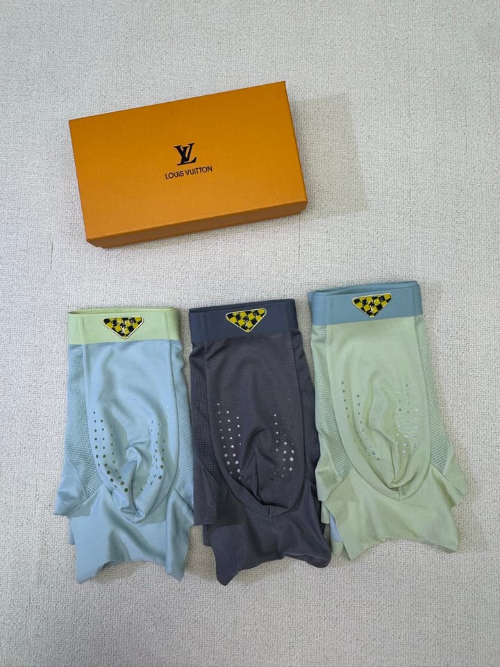 Louis Vuitton Men's Ice Silk Seamless Underwear 3-Pack