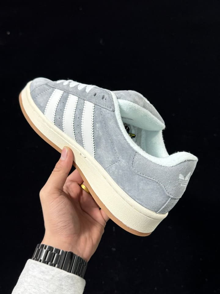Adidas Originals Campus 00s Low-Top Sneakers in Black & White