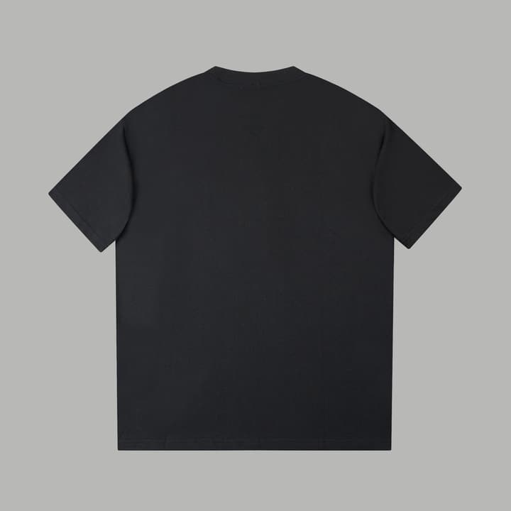 Dior Logo Embroidered Short-Sleeve T-Shirt – 26SS Early Spring Collection in Black