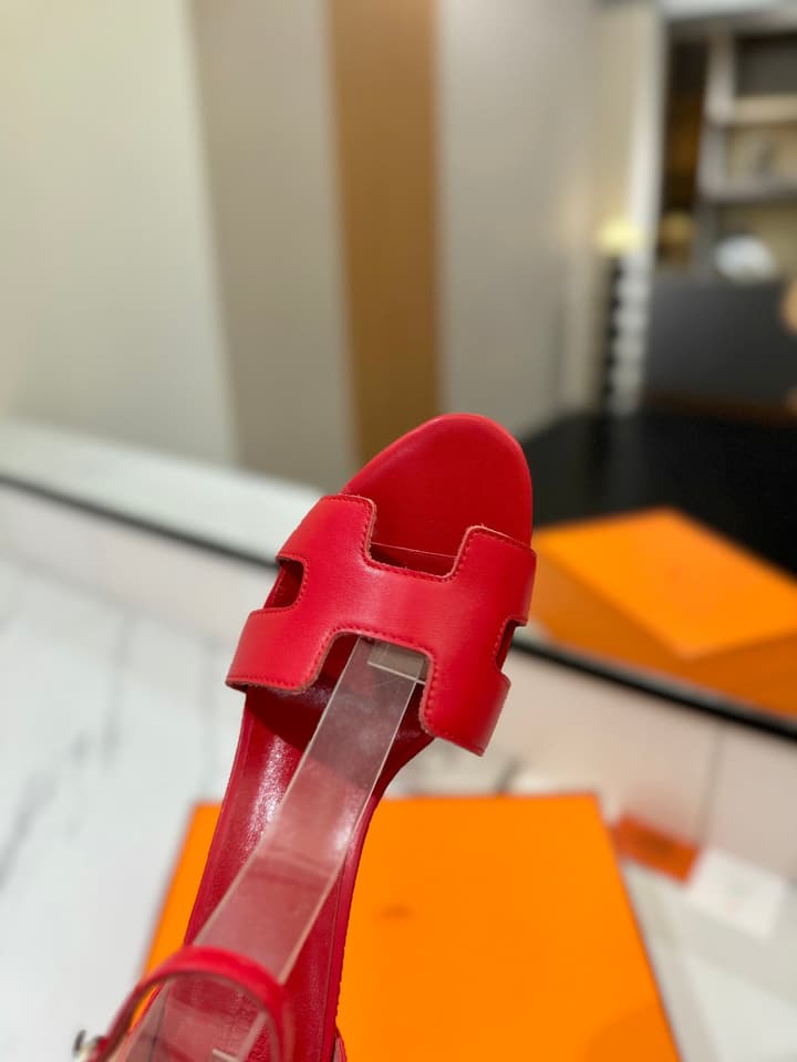 Hermès Classic Smooth Cowhide Heels – 6.5cm in All White