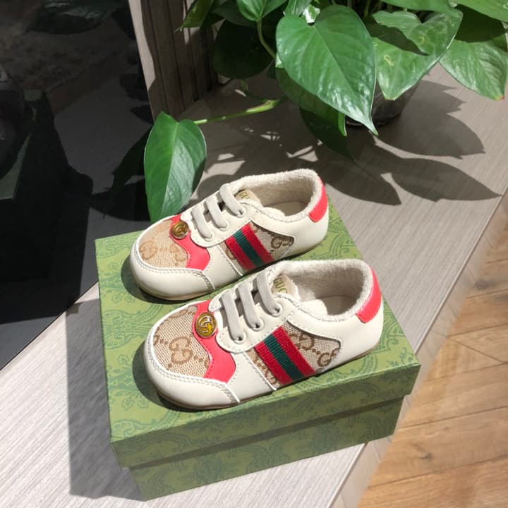 Gucci Kids' Footwear – Kids Collection in Green/red Web Stripe