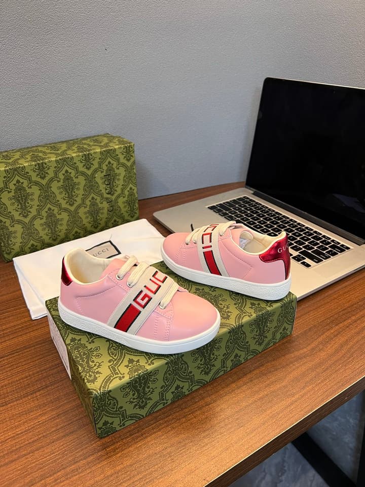Gucci Kids Sheepskin-Lined Sneakers – Kids Collection