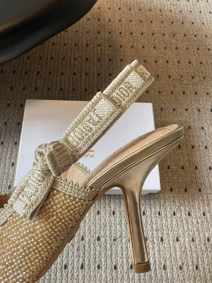 Dior J'Adior Slingback High Heels – Dior Or Limited Collection
