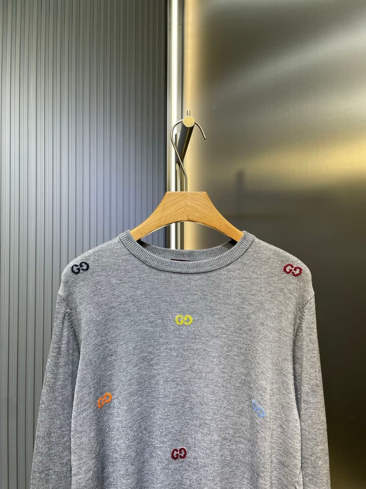 Gucci Embroidered Top – 2025FW in Dark Blue