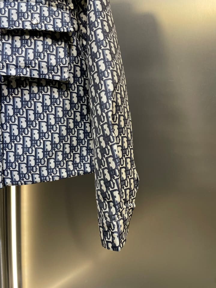 Dior Monogram Jacquard Hooded Jacket – 25FW in Dior Oblique Pattern