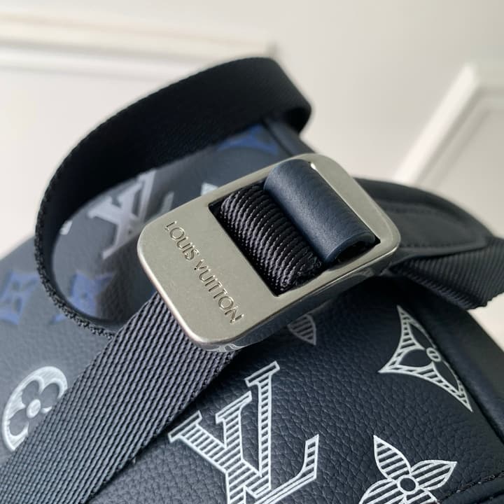 Louis Vuitton Discovery PM Backpack – Monogram Shadow in Navy Blue Monogram Shadow