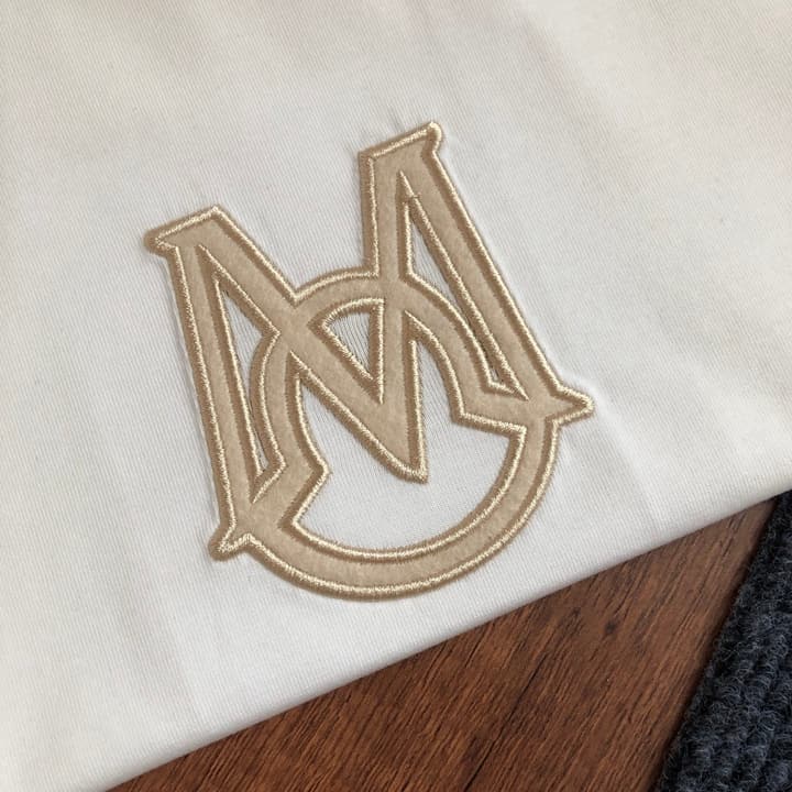 Moncler Embroidered Logo T-Shirt – 2026SS in Classic Black