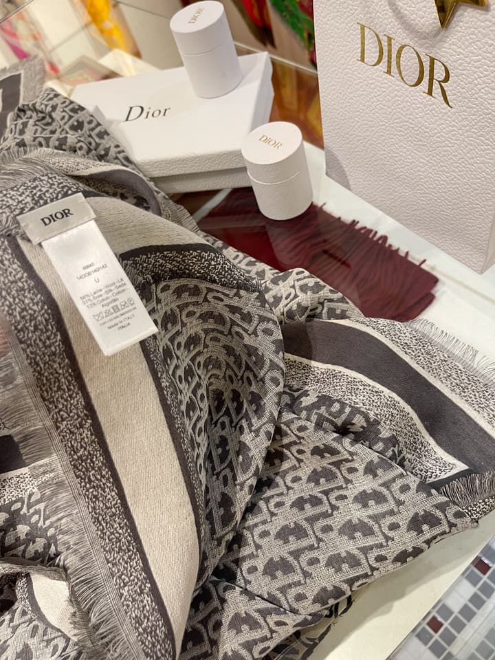 Dior Limited Edition Oblique Shawl