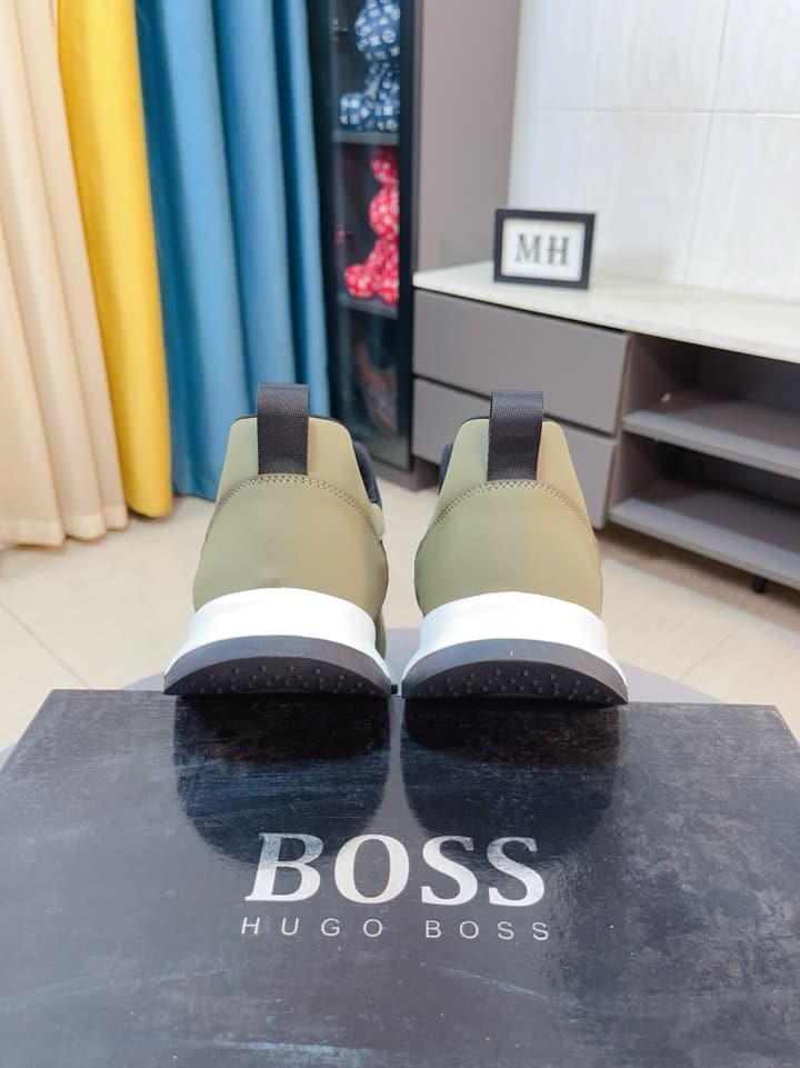 Boss Classic Suede and Waterproof Casual Sneakers