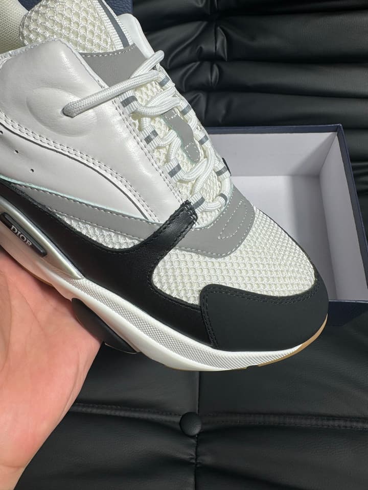Dior B22 Calfskin Sneakers in Black