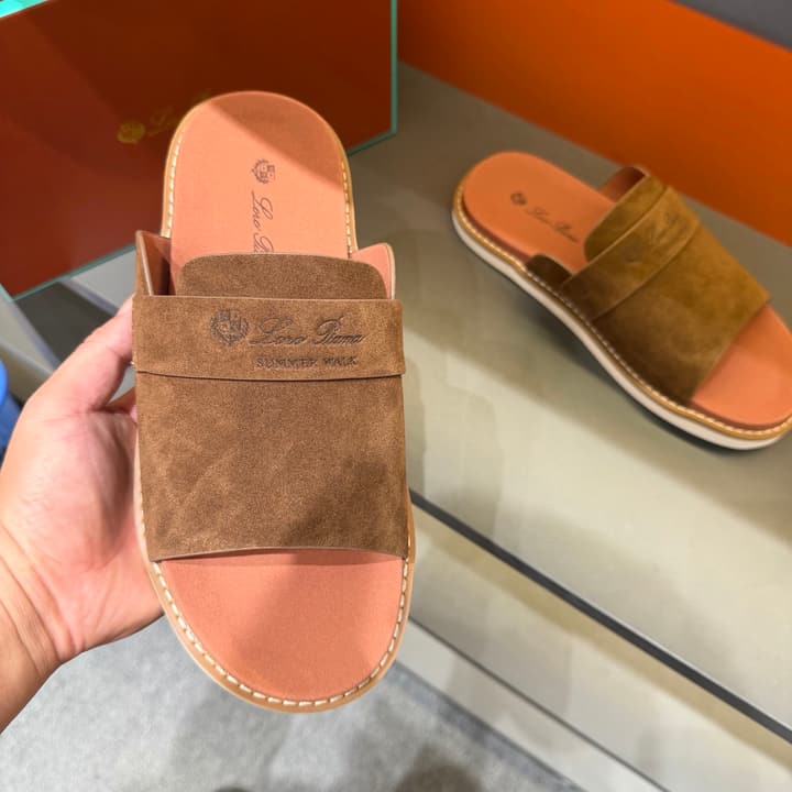 Loro Piana Summer Walk Crisscross Mules