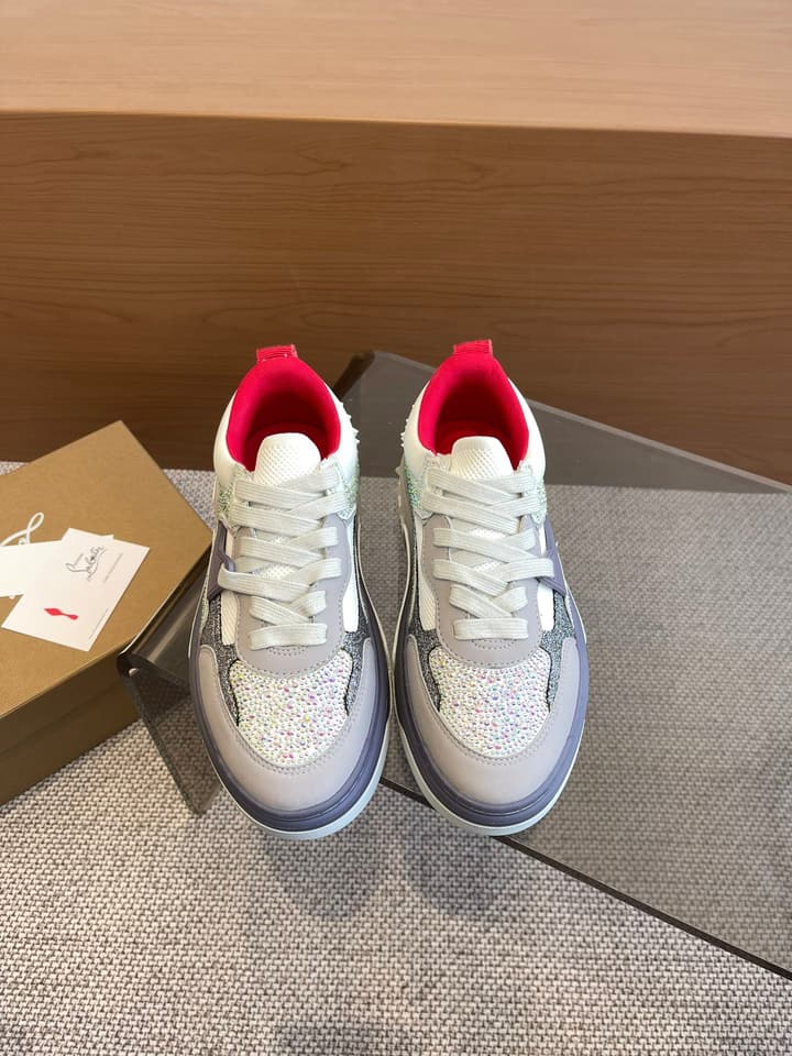 Christian Louboutin Astroloubi Color-Block Sneakers
